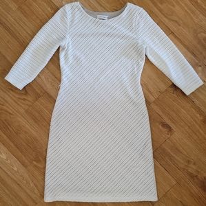 Calvin Klein three-quarter sleeve dress